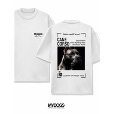 Футболка, размер XL, белый My Dogs