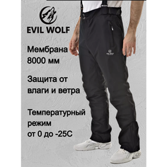Брюки EVIL WOLF, размер L, черный