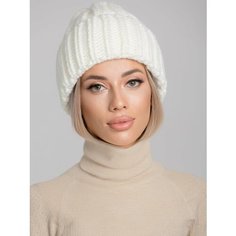 Шапка бини INVERNO для женщин, размер 54-58, молочный