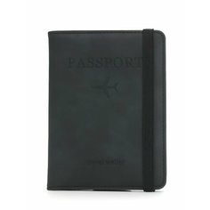 Обложка для паспорта КожаноFF, черный