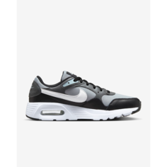 Кроссовки NIKE Air Max SC, полнота F (EU)/ на среднюю стопу, размер 8 US, black/iron grey/blue tint/white