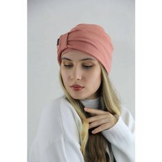 Шапка бини МИР ШЛЯП для женщин, размер 57-59, коралловый