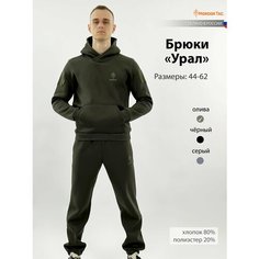 Брюки карго Mordor Tac. Брюки Мордор так спортивные с начесом Урал, размер 56/58, олива