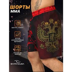 Бермуды Barracuda, размер 3XL, красный, черный