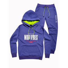 Костюм спортивный MRKN BRAND SPORTSWEAR Mod Vibes худи+джогерры, размер M, violet