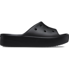 Шлепанцы Crocs Classic Platform Slide, , размер W8 US, black