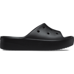Шлепанцы Crocs Classic Platform Slide, , размер W7 US, black