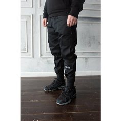 Брюки джоггеры BLK CROWN, размер XL, черный (1508)