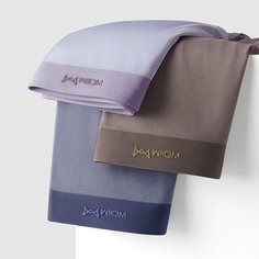 Трусы MiiOW, комплект из 3 шт., размер 4XL, синий/коричневый/фиолетовый