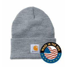 Шапка бини carhartt для мужчин, размер OneSize, светло-серый