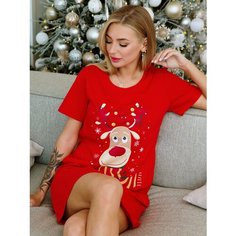 Туника Ohana market, размер 44, красный