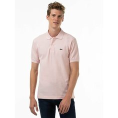 Поло LACOSTE, размер T6, рoзовый