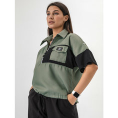 Рубашка , размер 48, зеленая в клетку Zha Zy Shop