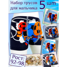 Трусы , 5 шт., размер 92/98-56, разноцветный Нет бренда