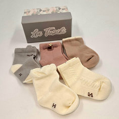 Носки La Tuziki Tendresse, 5 пар, размер 0-6 м, , микс 1