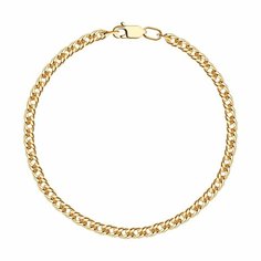 Браслет Diamant online, красное золото, 585 проба, длина 20 см.