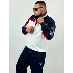 Костюм спортивный , размер 3XL, белый Нет бренда