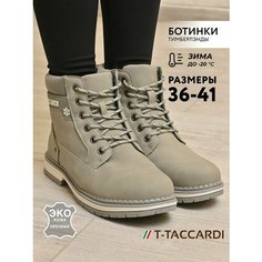 Ботинки тимберленды T.Taccardi, размер 36, светло-бежевый