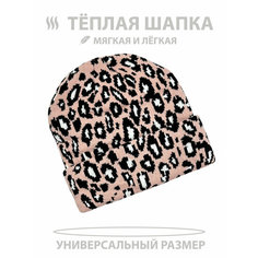 Шапка для женщин, размер ONE SIZE, розовый Нет бренда