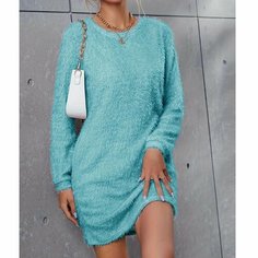 Платье DRESS, размер L, синий .Dress.