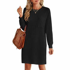 Платье , размер 2XL, черный Нет бренда