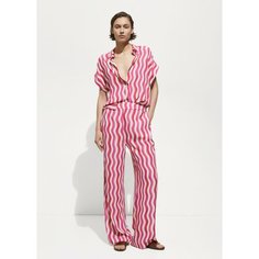 Рубашка MANGO IBIZA, размер S, фуксия