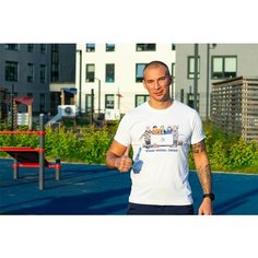 Футболка, размер XXL, белый Нет бренда