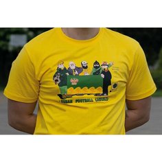 Футболка, размер XXL, зеленый, желтый Нет бренда