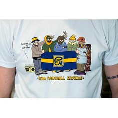 Футболка, размер 3XL, белый, желтый Нет бренда
