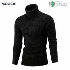 Водолазка MOOCIE, размер 3XL（85-95KG）, , черный