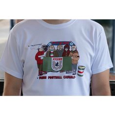 Футболка, размер XL, зеленый, белый, красный Нет бренда