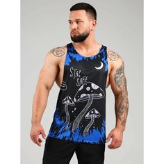 Майка спортивная Barracuda, размер XXL, белый, черный, синий