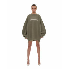 Свитер SUBORBIA KNITTED TORN, размер OneSize, , хаки