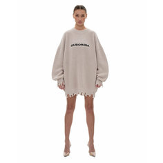 Свитер SUBORBIA KNITTED TORN, размер OneSize, , бежевый