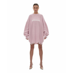 Свитер SUBORBIA KNITTED TORN, размер OneSize, , розовый
