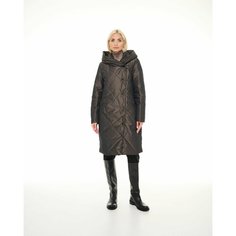 Пальто DIXI COAT, размер 44, серо-зеленый