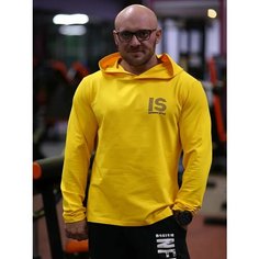Лонгслив Inferno Style Лонгслив С капюшоном "IS" INFERNO style Л-002-001, размер 2XL, , желтый