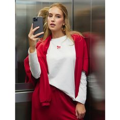 Лонгслив Galala с принтом, размер XL, , экрю