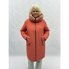 Пальто Karmelstyle, размер 50, коралл