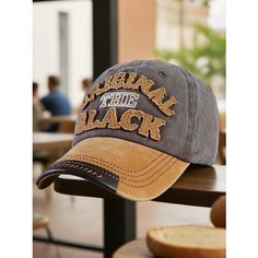 Бейсболка мужская ORIGINAL BLACK для мужчин и женщин, размер 55/60, коричневый Без бренда