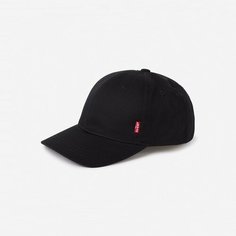 Бейсболка Levis Classic Twill Red Tab Bas для мужчин, размер OS, черный Levis®