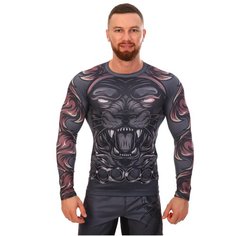 Рашгард Barracuda, размер XXL, черный/серый