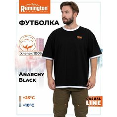 Футболка Remington, размер 50/52, черный, Black