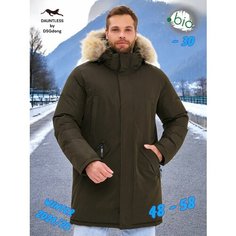 Парка DSGdong Winter24/25, размер 52, хаки, зеленый