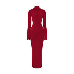 Платье XSAI Long Dress, размер M, красный