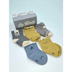 Носки La Tuziki Tendresse, 5 пар, размер 0-6 м, , микс 6