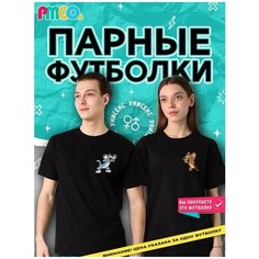 Футболка Print Must Go On, размер M, черный, Black