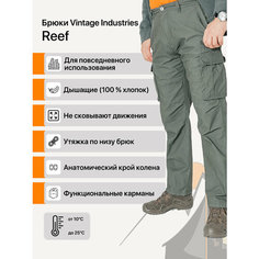 Брюки карго Vintage Industries Reef, размер 2XL, Olive