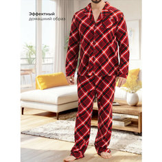 Пижама Kogankids Family look, размер (50-52) XL, красный