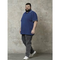 Поло Good People, размер 64-66 (4xl), темно-синий